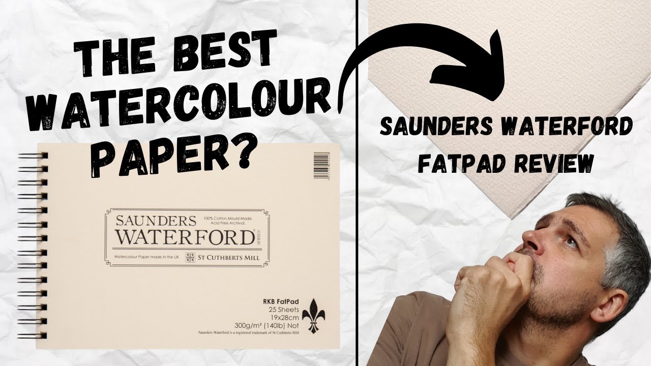 The BEST WATERCOLOUR PAPER? - Saunders Waterford FatPad REVIEW!