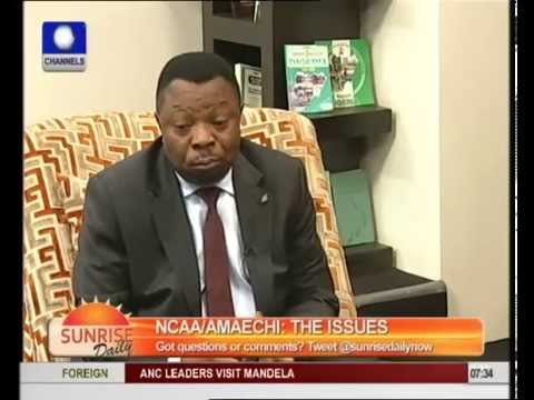 Aircraft We Grounded Doesn't Belong To Rivers State - NCAA Pt.1