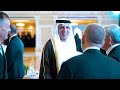 حاكم رأس الخيمة يشهد حفل اندماج أسمنت الخليج و بوزي الإيطالية