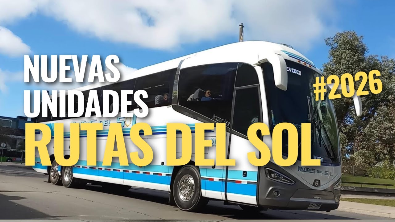 Rutas del Sol 2026 / Nuevas Unidades irizar i6S - YouTube