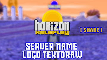 [Share] Server Name Logo Textdraw Simple Full SC - GTA SA-MP