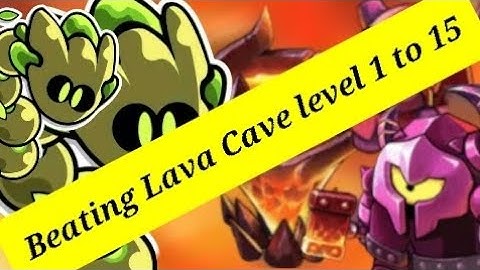 Beating Lava Cave | Level 1-15 | SSSnaker