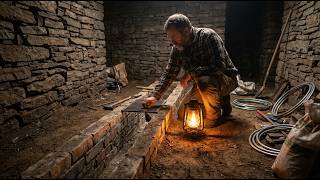 They Laughed When He Put the Chimney in the Basement — Then His Cabin Stayed Twice as Hot All Winter
