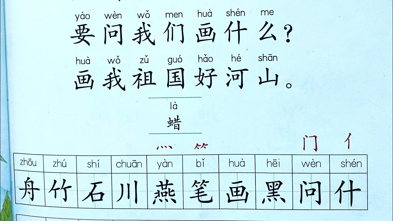 学中文3:识字3.“问”不是“间”#เรียนภาษาจีน#学中文 #chinese - YouTube