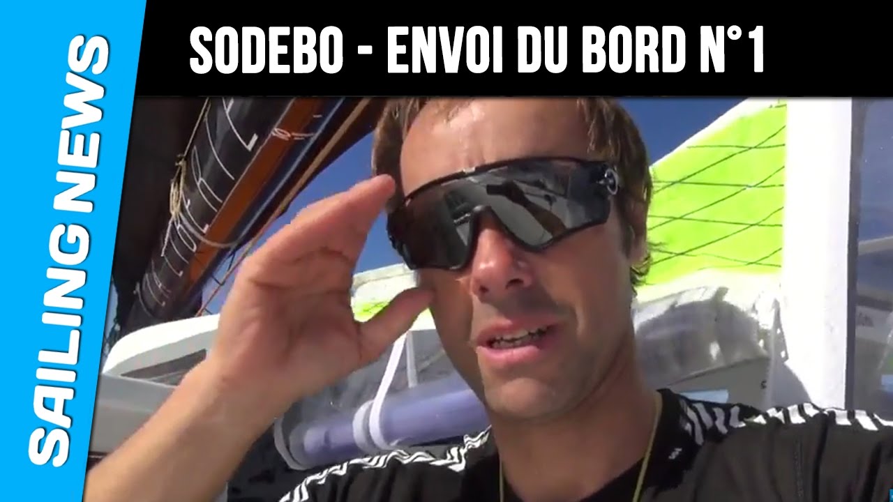 Trimaran Sodebo Ultim & Thomas Coville - Record du Tour du Monde en solitaire - Envoi du bord n°1