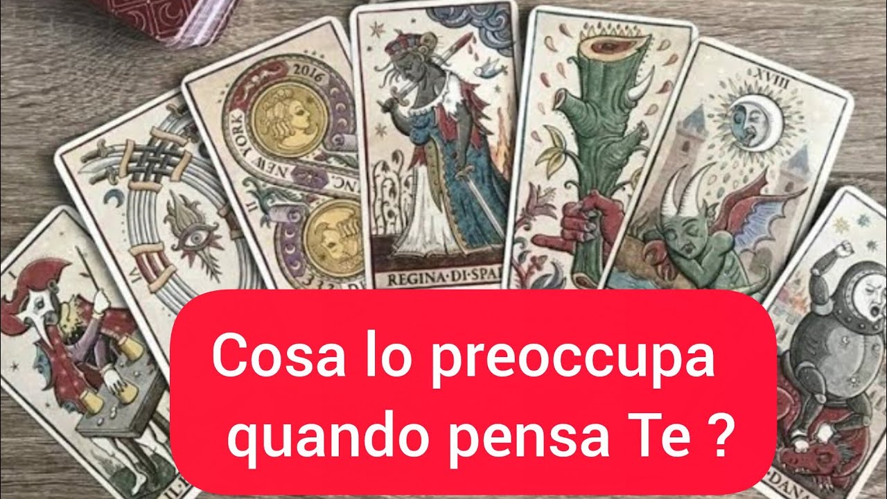 👉🏼Cosa lo preoccupa quando pensa te? #TaronlineLettura #tarocchi #TarotOracle #pickacard 