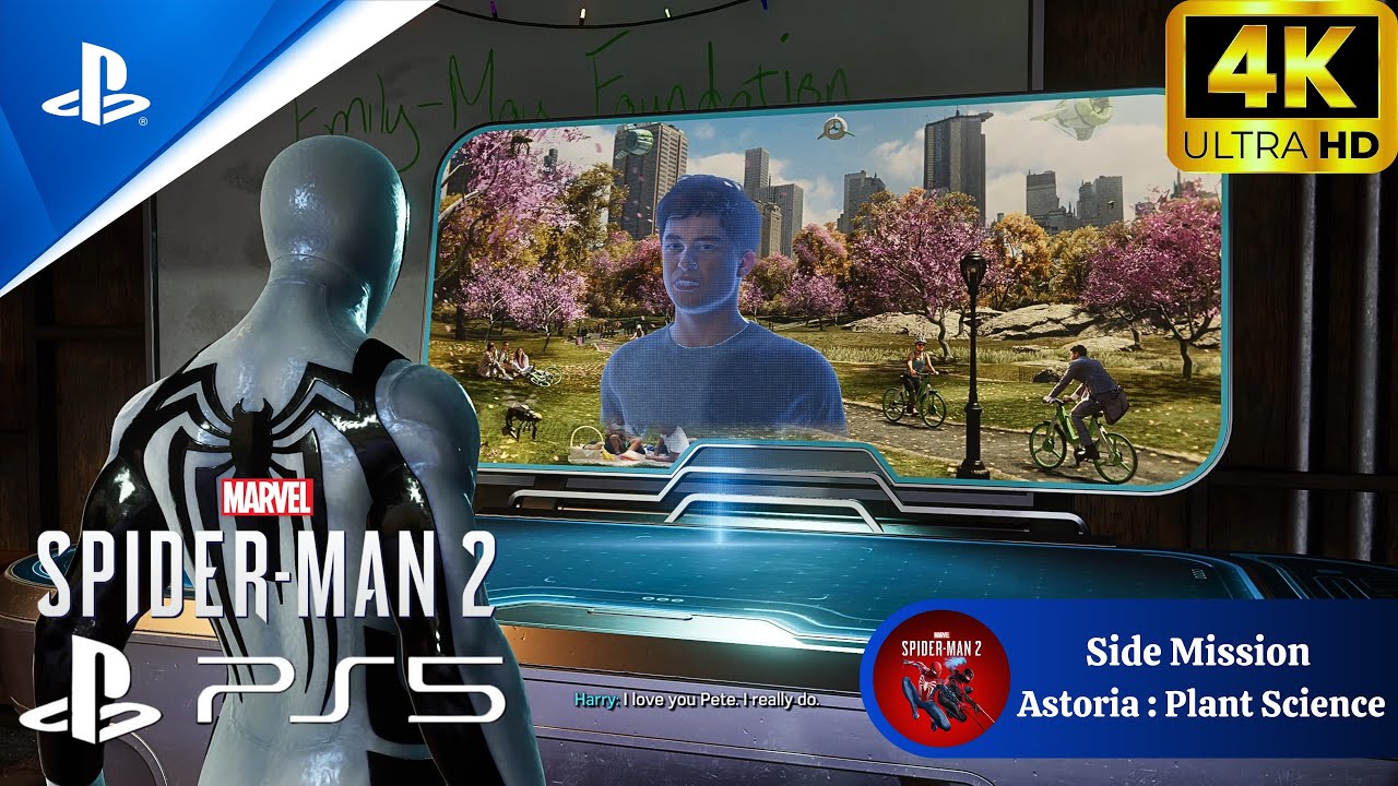 Marvel’s Spider-Man 2 Side Mission – Plant Science : Astoria | PS5 4060FPS