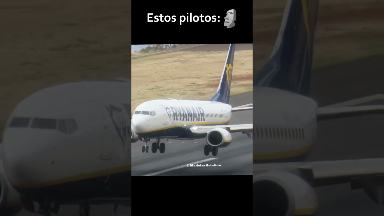 No todos los aterrizajes de Ryanair son fuertes...