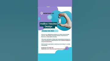 Workshop on insilico vaccine design | #workshop | #bioinformatics | #immunology | #vaccine