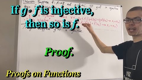 Prove if g ∘ f is injective, then f is injective (ILIEKMATHPHYSICS)