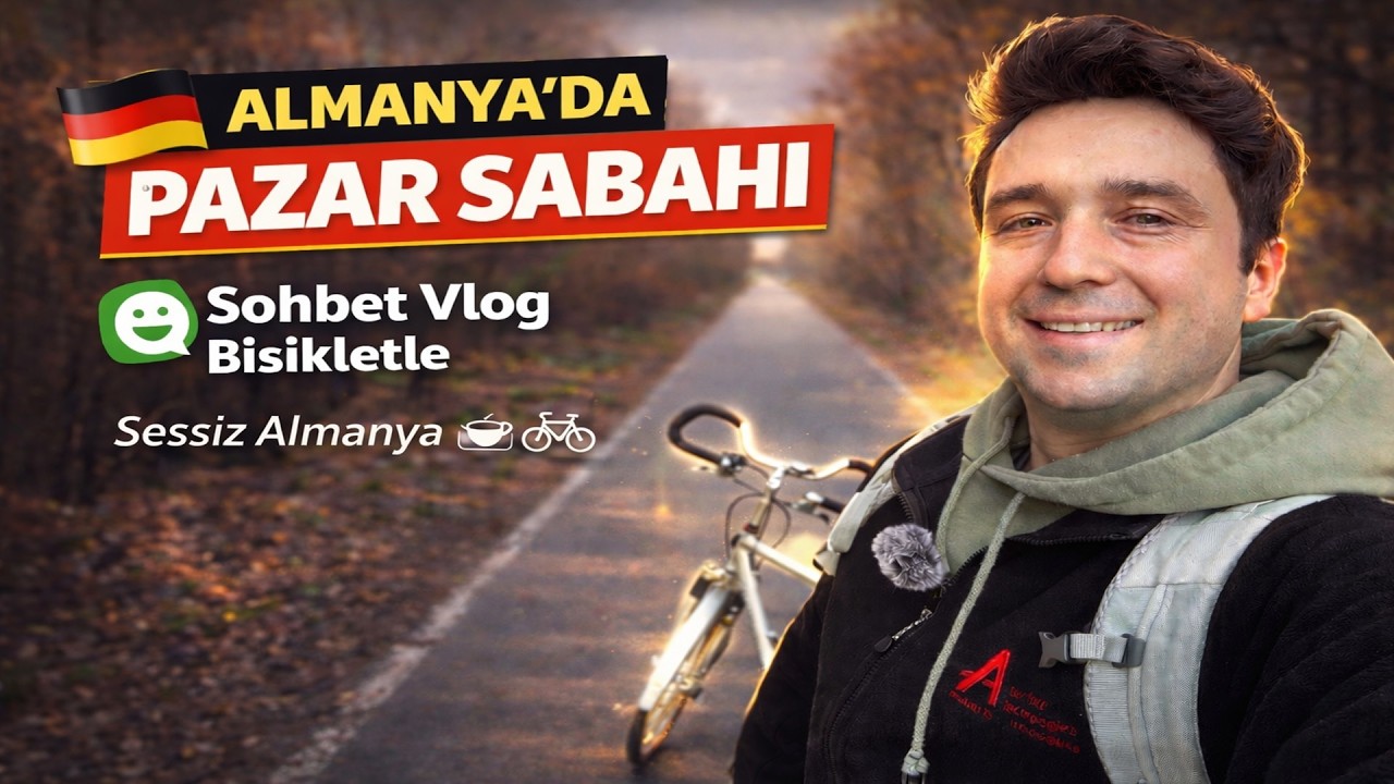 Almanya’da Yaşam | 🇩🇪 Pazar Sabahı Bisiklet Vlog