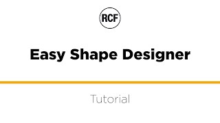 RCF - Easy Shape Designer tutorial