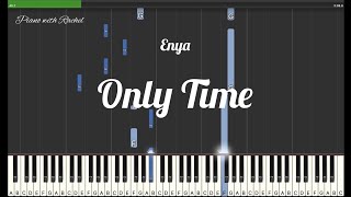 Enya Only Time Synthesia Piano Tutorial By Piano With Rachel