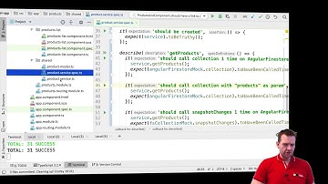 Advanced Web Apps 2019 | Unit Testing in Angular | S3P32 | Testing with sub mocks and parameters for