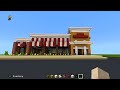 Minecraft: How To Build a TGI Friday's! (part 2)