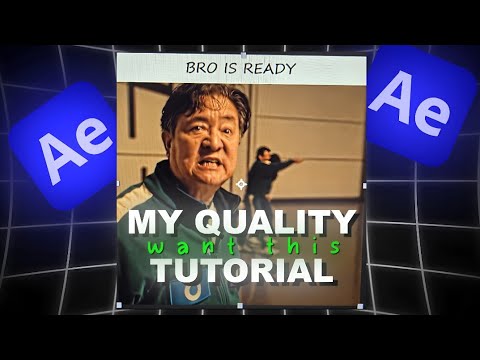 MY SHARPEN QUALITY TUTORIAL❤️| AFTER EFFECTS | + FREE PRESET