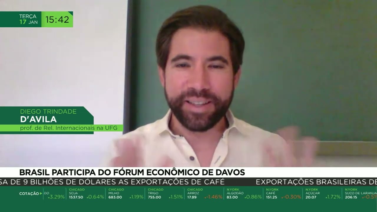 Brasil participa do Fórum Econômico de Davos