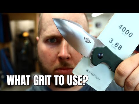STONE SHARPENING the new Zilla Folder - [ What Grit?! ]