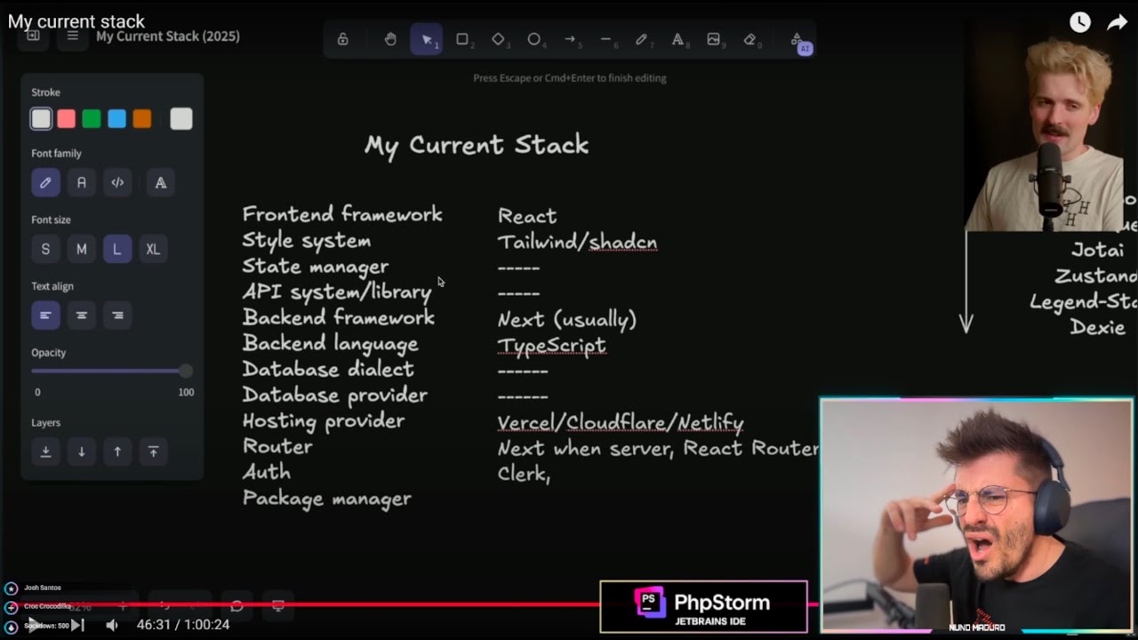 [VOD] 🚨 My Current Tech Stack! - YouTube