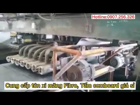 Video Nhà máy sản xuất tấm tôn xi măng Fibro - youtube