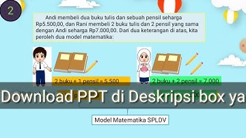 Sistem Persamaan Linear Dua Variabel SPLDV Kelas 8 | Metode Aljabar dan Grafik Part 1