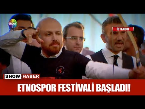 Etnospor festivali başladı!