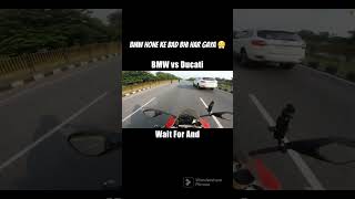 BMW S1000RR vs Ducati V4 Drag race?motovlog rider viral ytshorts shorts