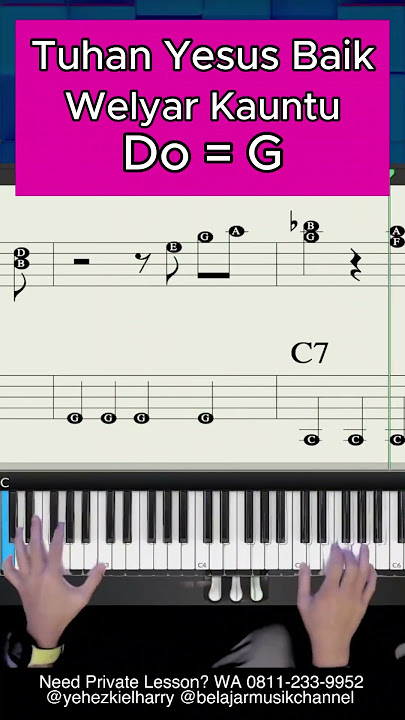 INTRO Tutorial TUHAN YESUS BAIK #belajarmusikchannel #belajarpianopemula #pianolagurohani