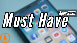 Top 5 MUST  HAVE iPhone Apps 2020