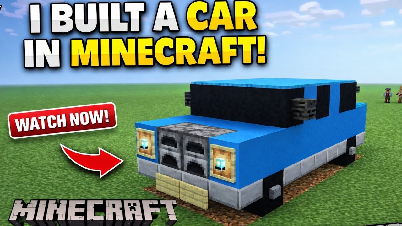 I Built a REALISTIC Car in Minecraft 🚗 | Easy Survival Build Tutorial ...
