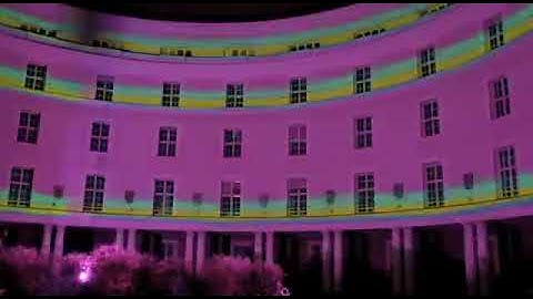 "Timemachine"  live mapping audio responsive installation
