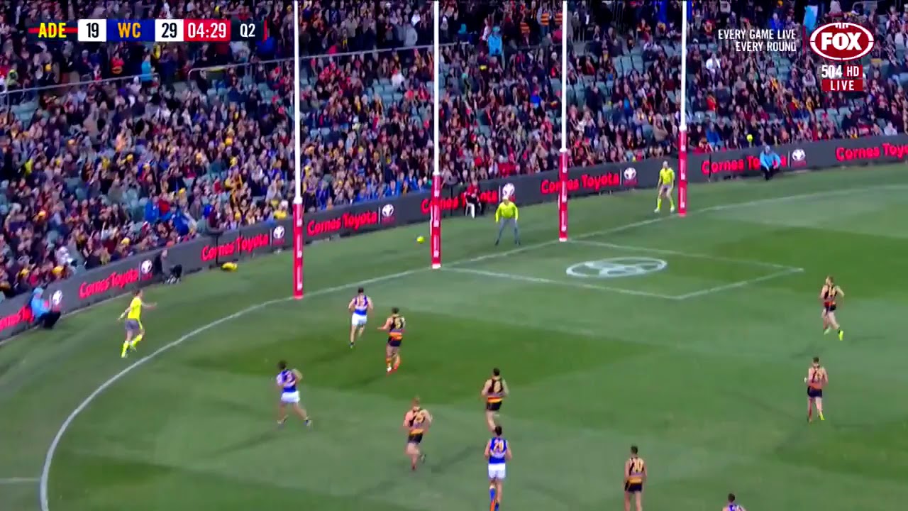 Classy finish by Andrew Gaff