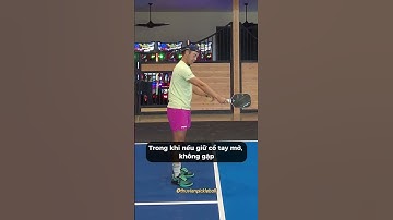 Hướng dẫn cơ bản : Backhand roll #pickleball #pickleballtraining #pickleballvietnam