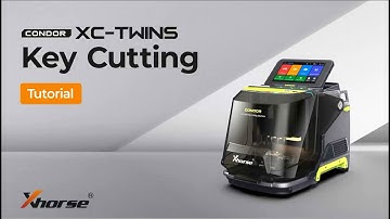 How to Cut A Key with Xhorse Condor XC-TWINS- VVDISHOP