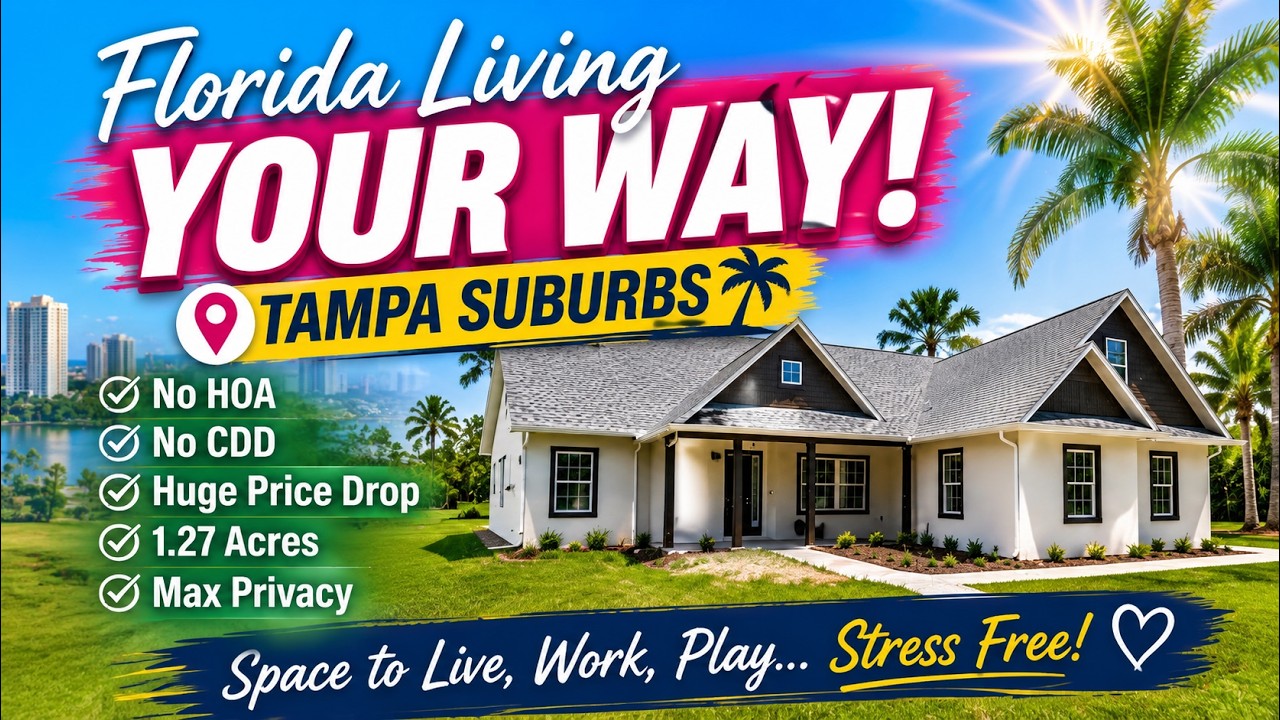 1.27 Acres + NO HOA + NO CDD — And It’s Under $500K!