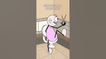 using scissor for the first time 😂🤣(4k memes)#shorts #animation