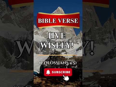 Colossians 4:5 as a Guide To Living Wisely 1 YouTube video thumbnail