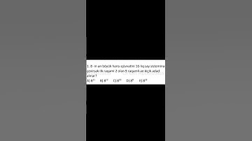 Say Sistemləri #miq #abituriyent #sertifikasiya #education #informatika #maths #informasiya