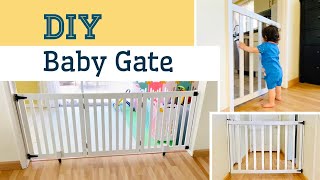 DIY BABY GATE | EASY STEPS TO BUILD CHILD PROOF GATE DOORS I How to make a baby gate