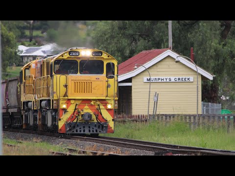 9618 Empty coal train between Lanefield and spring bluff