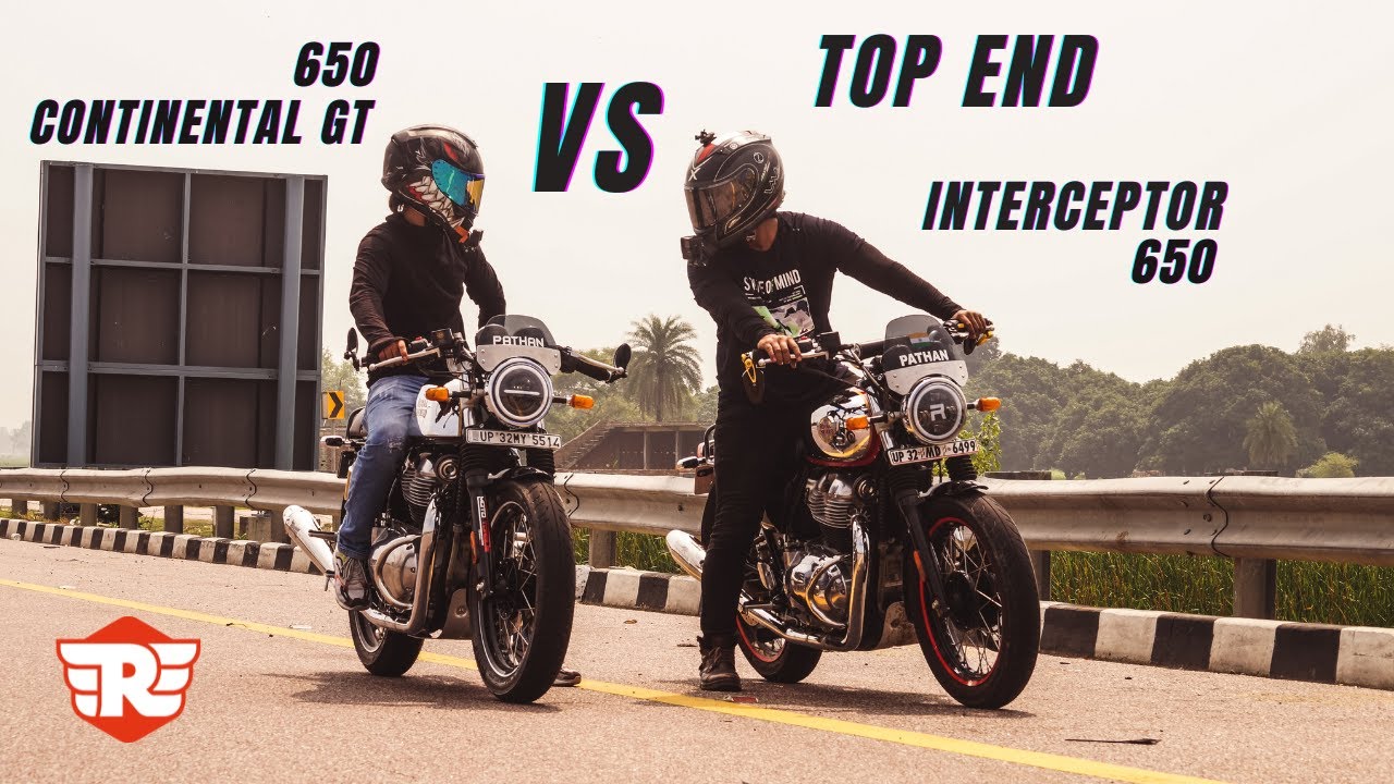 Interceptor 650 Racing 2022 Royal Enfield Continental GT 650 Vs Interceptor 650 Top End RACE ...