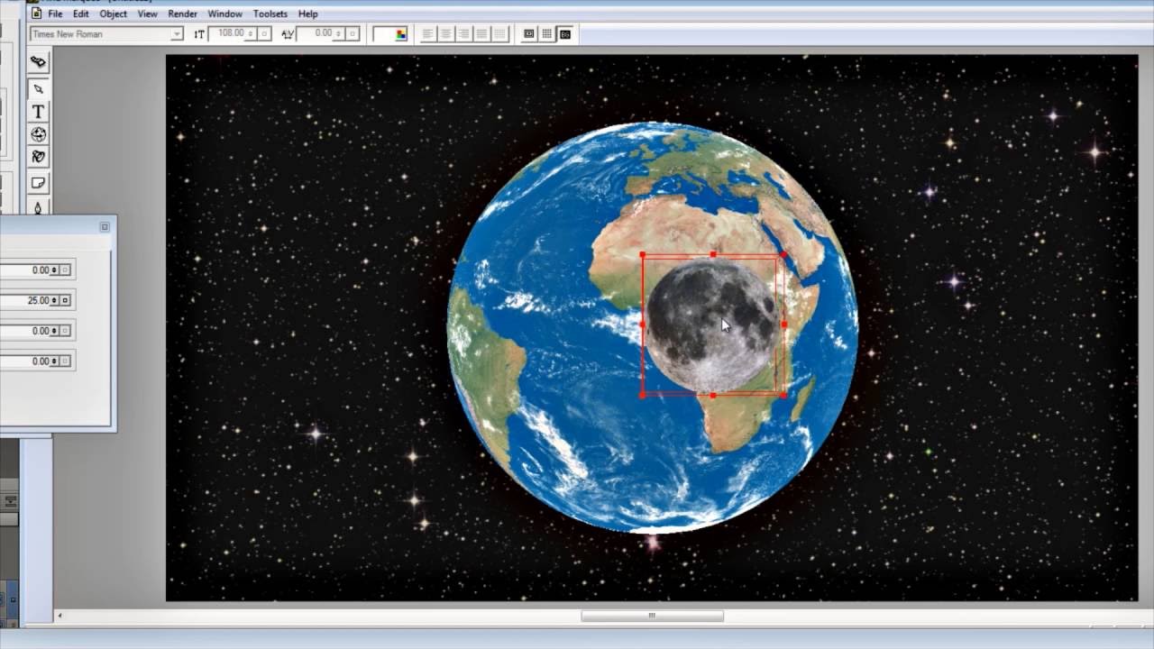 Marquee Title Tool 3D Objects