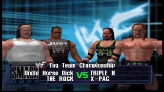 WWF No Mercy Turflam & Kenny 2 player tag team championship mode part 10