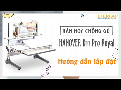 Video Hướng dẫn lắp đặt Bàn chống gù chống cận HANOVER D11... - youtube