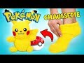 Comment faire une drôle de peluche Pikachu avec des chaussettes ! 🧦❤