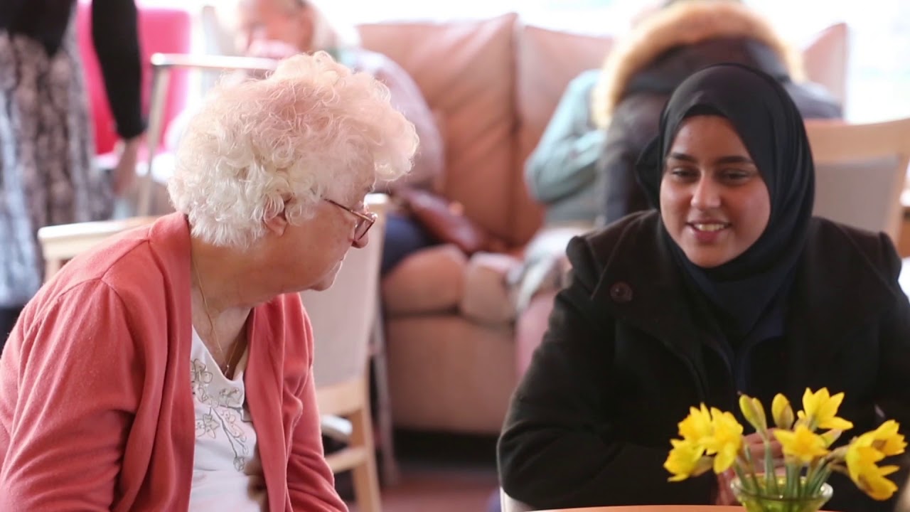 Students volunteer at Ashlyns Care Home YouTube
