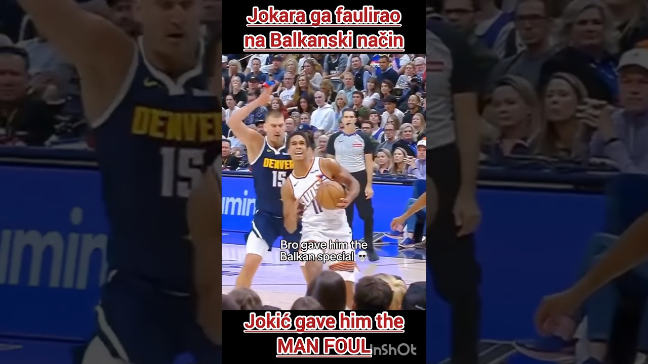 🇷🇸🔥Nikola Jokić gave him THE BALKAN MAN FOUL 😂💪🔥