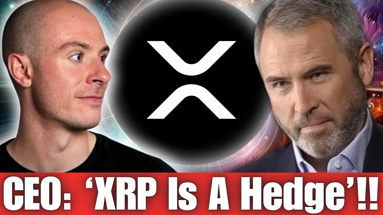 Ripple's CEO 'XRP Is A Hedge' ..... Brad Reveals Why XRP Will Do Well!!!