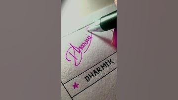 #howtomakesignature #shortsfeed #calligraphy #easysignature #shorts #youtubeshorts