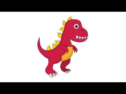 Видео: Червен динозавър